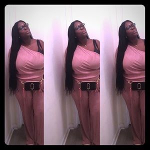 Pretty Little Thing Off the shoulder 2 piece set